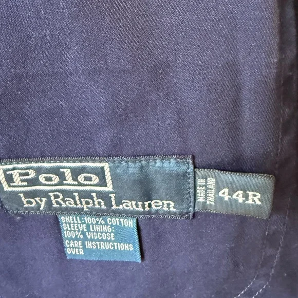 Polo Ralph Lauren Dark Blue Blazer with Gold Crest - Picture 7 of 7